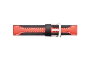 STR-4570-Red Arrow Style Leather Regular Watch Strap
