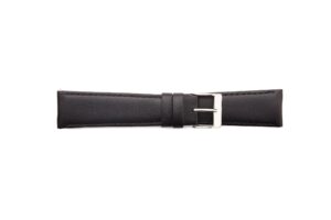 STR-4580M-Black Calfskin Regular Watch Strap