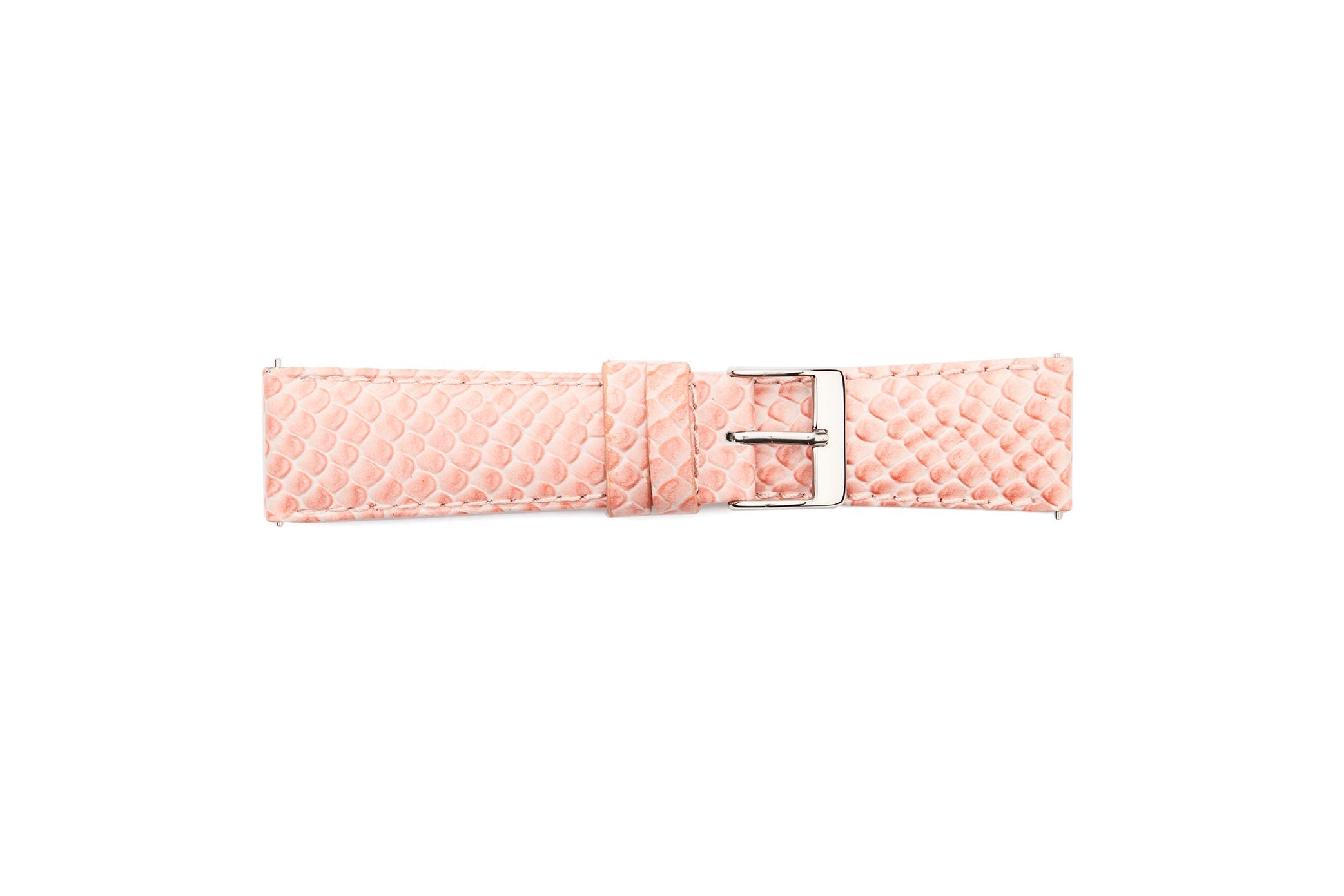 STR-4590S-Pink Snake Grain QR Short Watch Strap