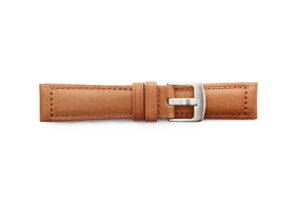 STR-4482-Tan Padded Horween Leather Regular Watch Strap