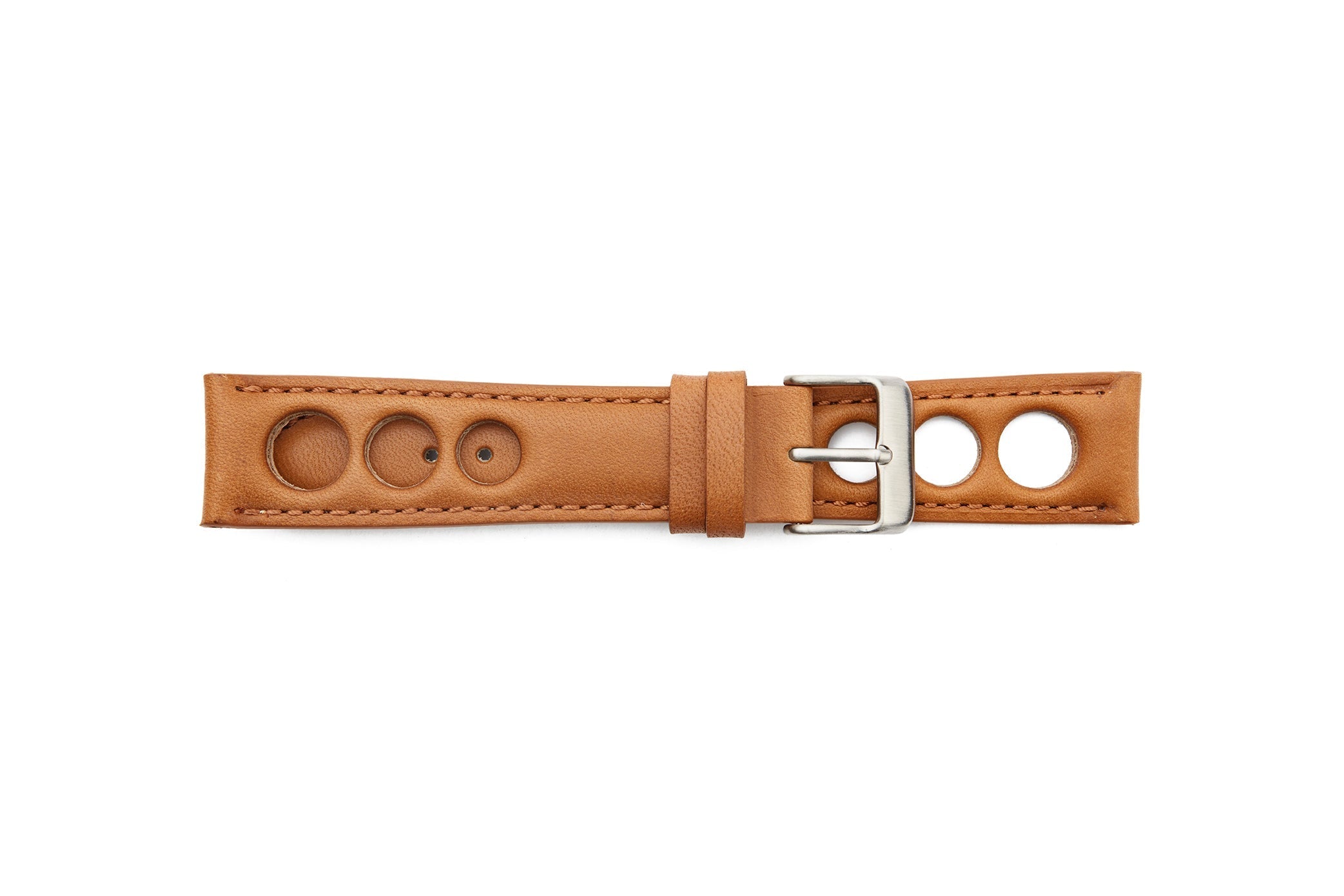STR-4536-Tan Horween Leather Rally Regular Watch Strap