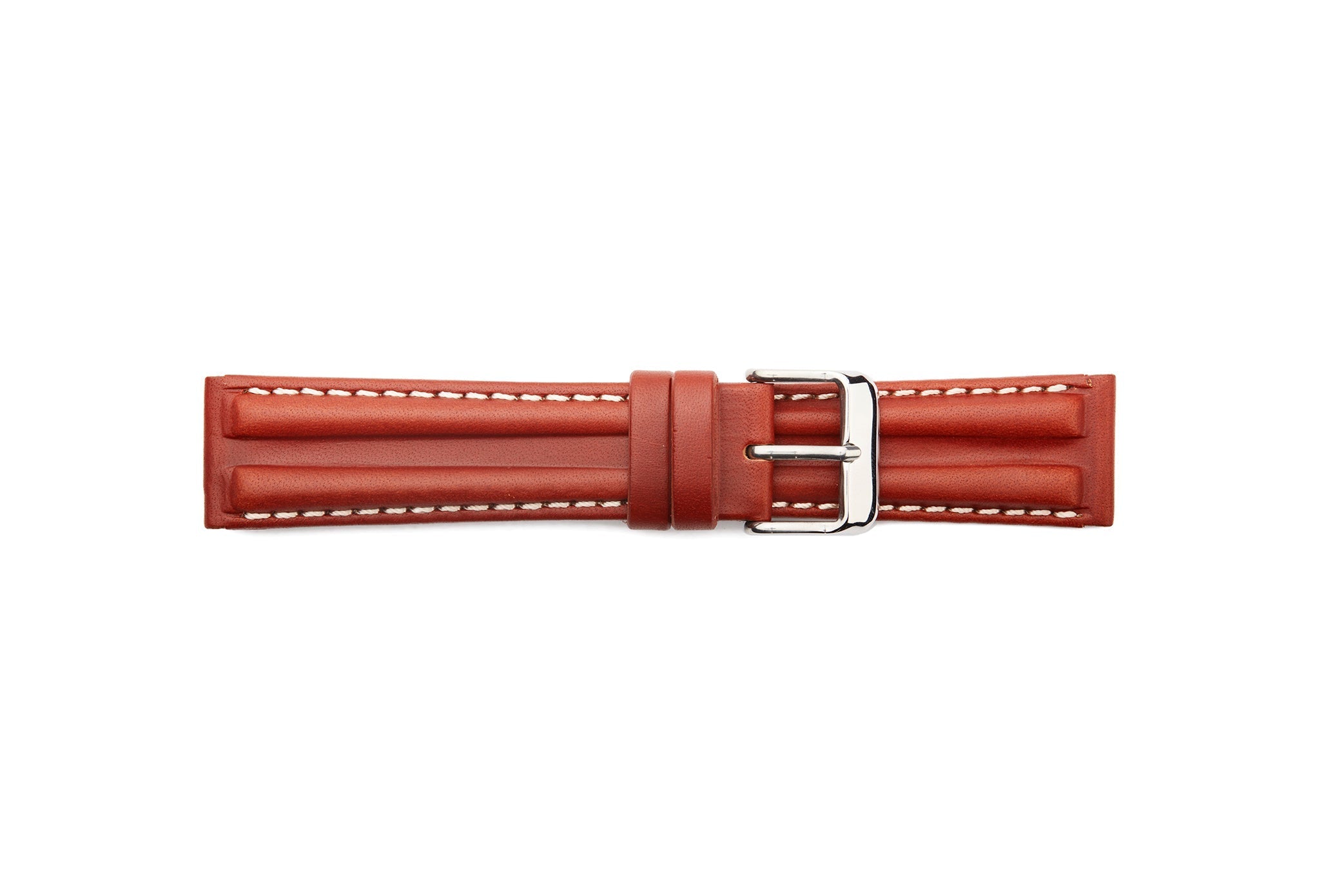 STR-4576-Tan Double Hump Regular Watch Strap
