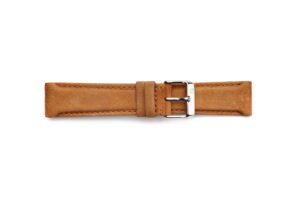 STR-4504-Tan Brushed Suede Regular Watch Strap