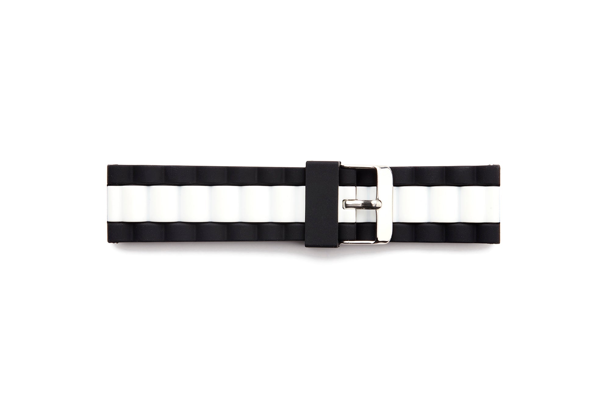 STR-4660 Black/White Rubber Band