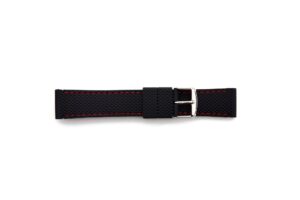 STR-4692 Black/Red Colored Stitching Rubber band