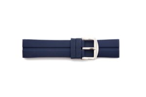 STR-4600-Blue One Line Regular Rubber Watch Strap
