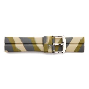 STR-4600-Camouflage One Line Regular Rubber Watch Strap