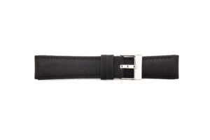 STR-4578-Black Scuba Style Water Resistant Regular Watch Strap