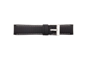 STR-4578-Black & White Scuba Style Water Resistant Regular Watch Strap