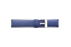 STR-4578-Blue & White Scuba Style Water Resistant Regular Watch Strap