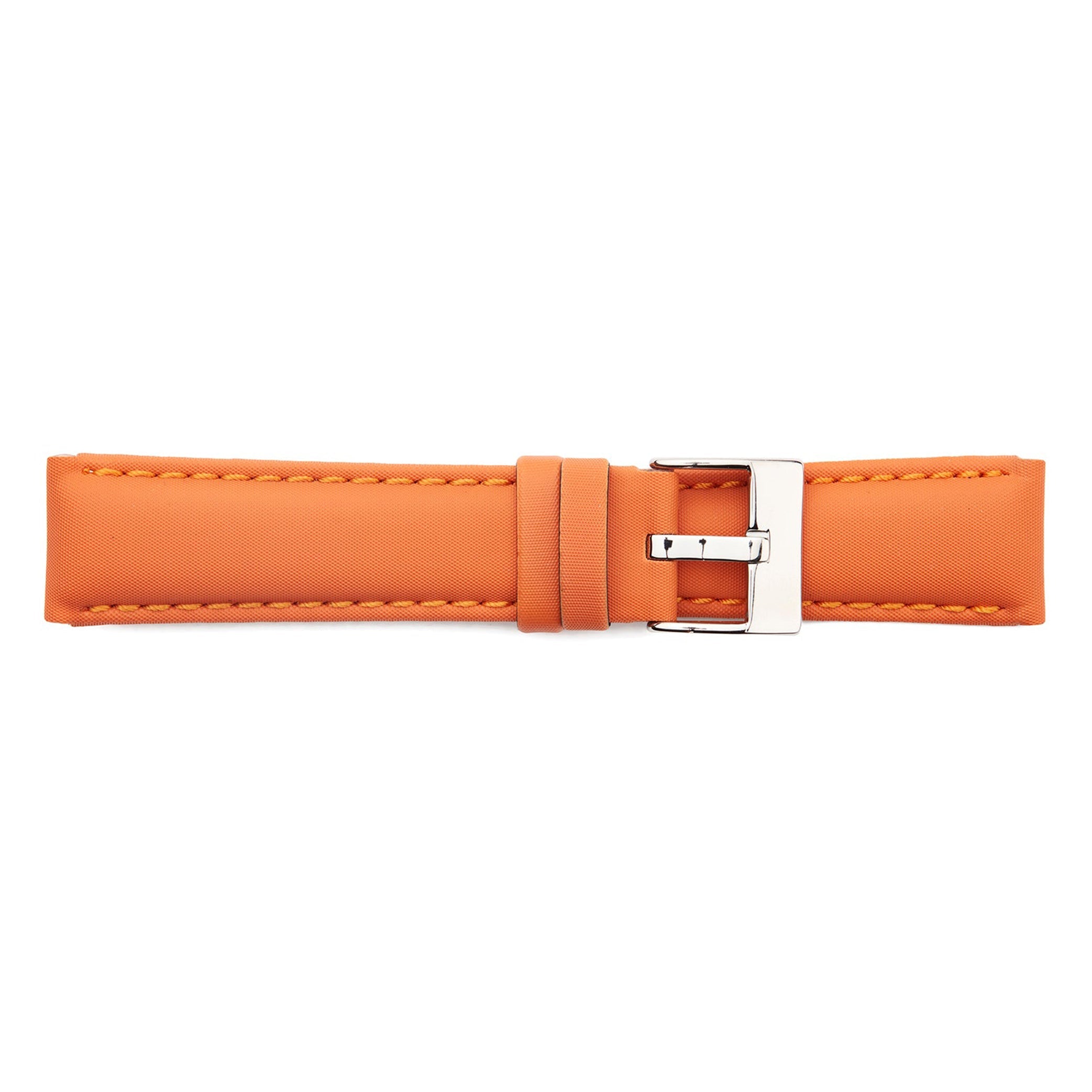 STR-4578-Orange Scuba Style Water Resistant Regular Watch Strap