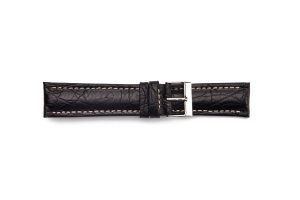ML-958 Black Genuine Matte Crocodile Breitling Style Regular Watch Strap